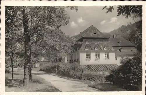 Karlsbad Eger Boehmen Waldkaffee und Restaurant Posthof Kat. Karlovy Vary