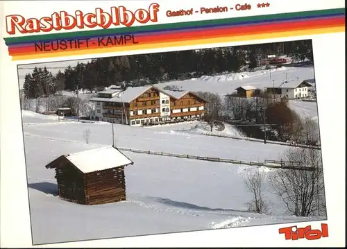 Neustift Stubaital Tirol Neustift-Kampl Stubaital Tirol Gasthof Pension Cafe Rastbichlhof * / Neustift im Stubaital /Innsbruck