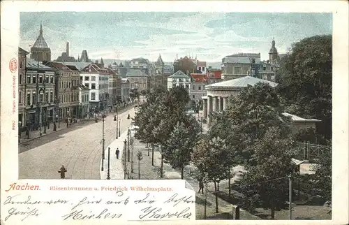 Aachen Elisenbrunnen Friedrich Wilhelmplatz Kat. Aachen