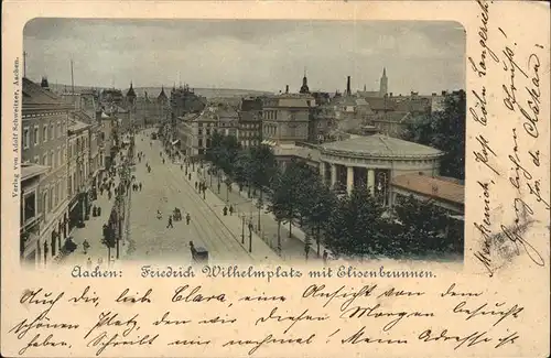 Aachen Friedrich Wilhelmplatz Elisenbrunnen Kat. Aachen