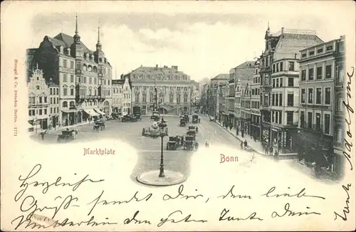 Bonn Rhein Marktplatz / Bonn /Bonn Stadtkreis