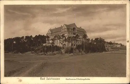 Bad Salzhausen Kaufmanns Erholungsheim Kat. Nidda