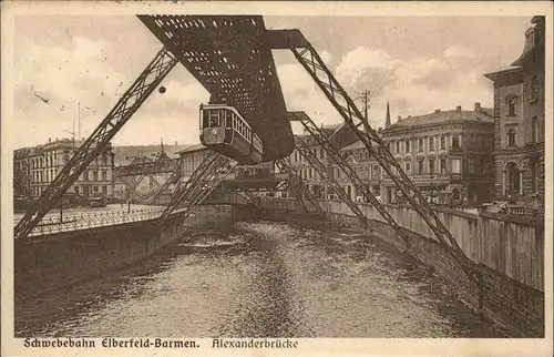 Barmen Wuppertal Alexanderbruecke Kat. Wuppertal