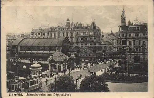 Elberfeld Wuppertal Schwebebahn Doeppersberg / Wuppertal /Wuppertal Stadtkreis