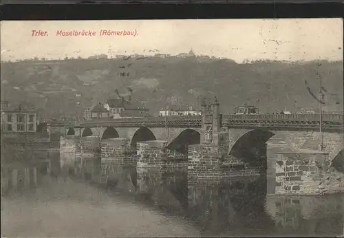 Trier Moselbruecke Kat. Trier