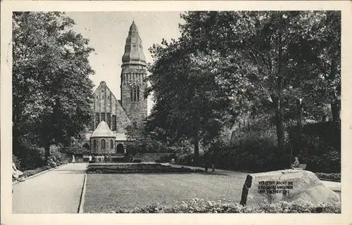 Velbert Denkmal mit Christuskirche Kat. Velbert