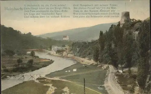 Heimbach Eifel Burgruine / Heimbach /Dueren LKR