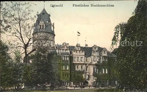 Detmold Fuerstl Residenzschloss Feldpost Kat. Detmold