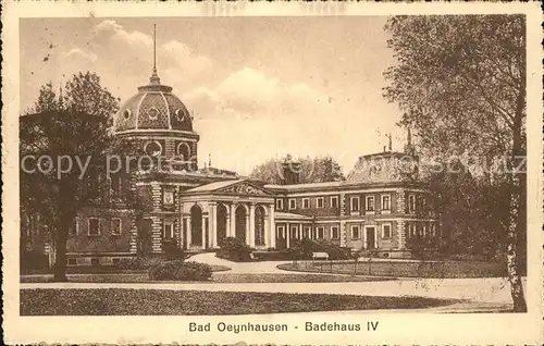 Bad Oeynhausen Badehaus IV Kat. Bad Oeynhausen
