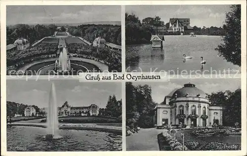 Bad Oeynhausen Kurpark Am Siel Kurhaus Kurtheater Kat. Bad Oeynhausen