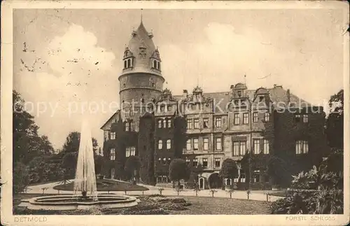 Detmold Fuerstl Schloss Kat. Detmold