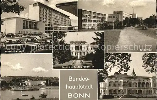 Bonn Rhein Auswaertiges Amt Bundeshaus Bundespraesidentenpalais / Bonn /Bonn Stadtkreis