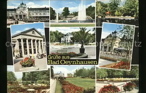 Bad Oeynhausen Teilansichten Kurhaus Anlagen Kat. Bad Oeynhausen