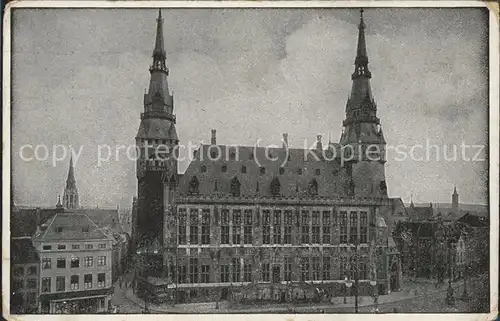 Aachen Rathaus Feldpost Kat. Aachen