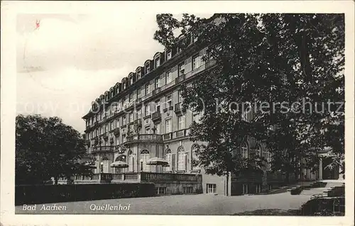 Aachen Quellenhof Kat. Aachen