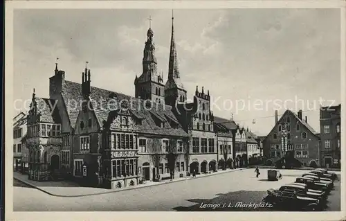 Lemgo Marktplatz Rathaus Feldpost Kat. Lemgo