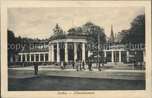 Aachen Elisenbrunnen Feldpost Kat. Aachen