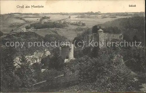 Montjoie Monschau Schloss Panorama /  /