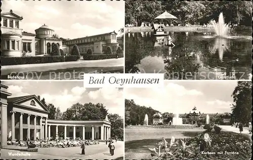 Bad Oeynhausen Badehaus Kurhaus Wandelhalle Kat. Bad Oeynhausen