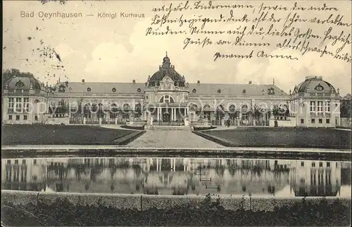 Bad Oeynhausen Koenigliches Kurhaus Park Kat. Bad Oeynhausen