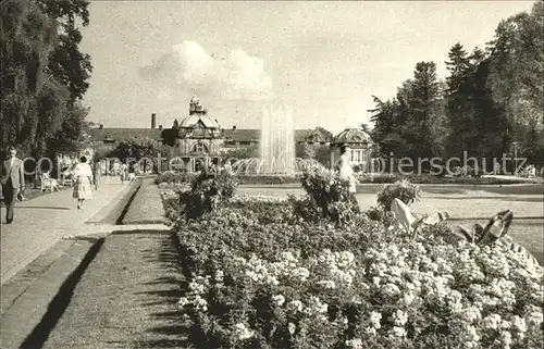 Bad Oeynhausen Kurhaus Park Fontaene Kat. Bad Oeynhausen