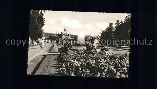 Bad Oeynhausen Kurhaus Park Fontaene Kat. Bad Oeynhausen