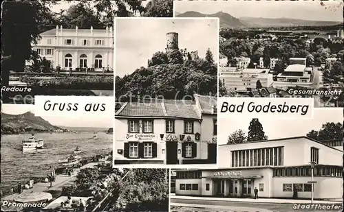 Bad Godesberg Promenade Stadttheater Kat. Bonn