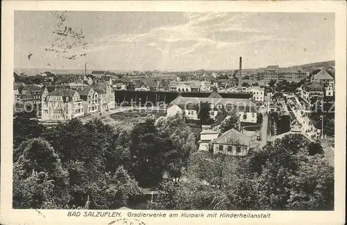 Bad Salzuflen Gradierwerk Kurpark Kinderheilanstalt Kat. Bad Salzuflen