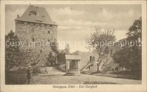 Nideggen Eifel Burghof Kat. Nideggen