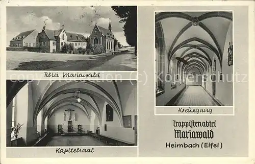 Heimbach Eifel Trappistenabtei Mariawald Kapitelsaal  Kat. Heimbach