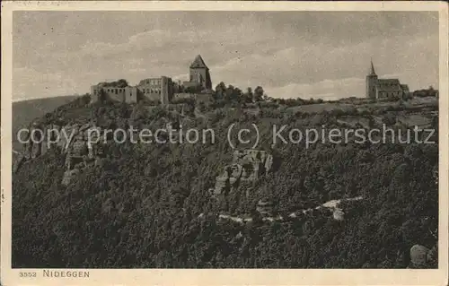 Nideggen Eifel Burg Kat. Nideggen