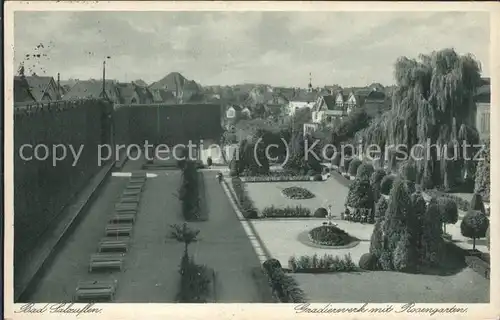 Bad Salzuflen Gradierwerk Rosengarten Kat. Bad Salzuflen