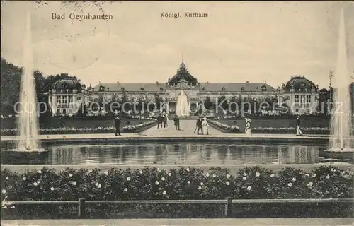 Bad Oeynhausen Kurhaus Fontaene Kat. Bad Oeynhausen
