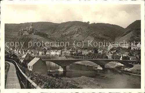 Kochem Mosel Bruecke Burg Kat. Cochem