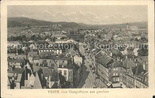 Trier Panorama vom Gangolfturm Kat. Trier