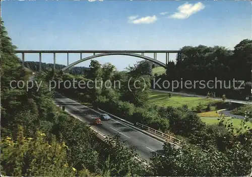Wuppertal Autobahnbruecke Kat. Wuppertal