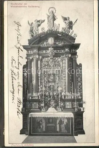 Velbert Wallfahrtskirche Hardenberg Gnadenaltar Kat. Velbert