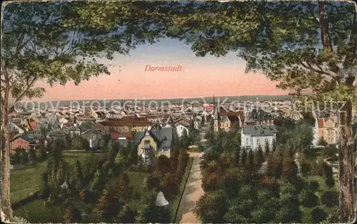 Darmstadt Panorama Kat. Darmstadt