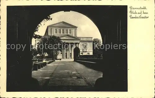 Darmstadt Hessisches Landestheater Kat. Darmstadt