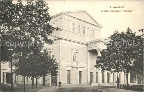 Darmstadt Hoftheater Kat. Darmstadt
