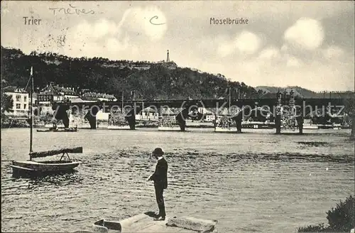 Trier Moselbruecke Kat. Trier