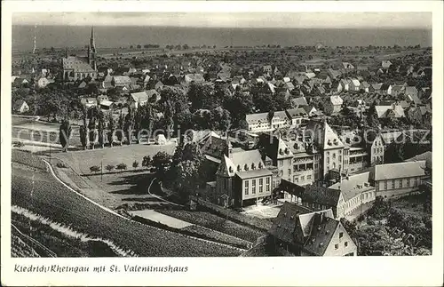 Kiedrich Panorama mit St. Valentinushaus Kat. Kiedrich