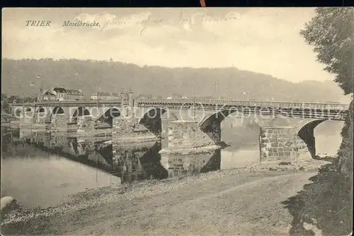 Trier Moselbruecke Kat. Trier