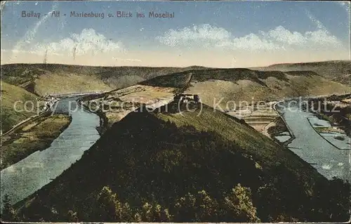 Bullay Mosel Alf Marienburg Moseltal Kat. Bullay