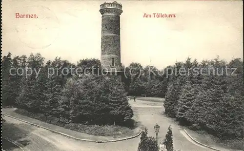 Barmen Wuppertal Toelleturm Kat. Wuppertal