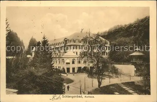 Schlangenbad Taunus Kurhaus Kat. Schlangenbad