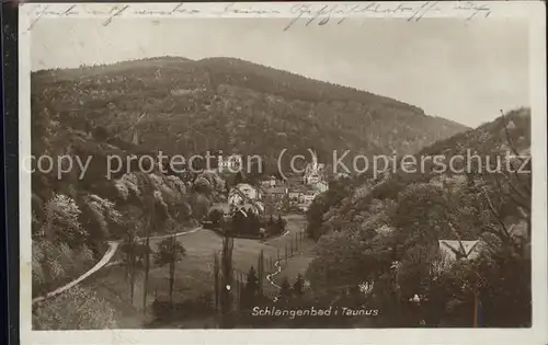 Schlangenbad Taunus Panorama Kat. Schlangenbad