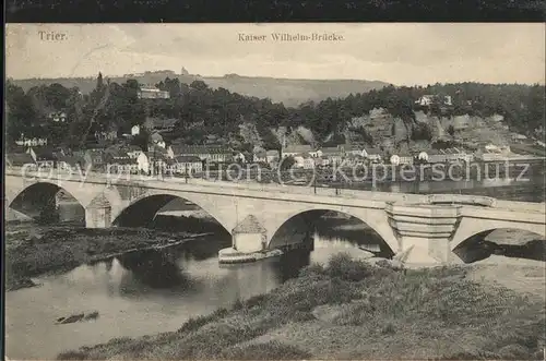 Trier Kaiser Wilhelm Bruecke Kat. Trier