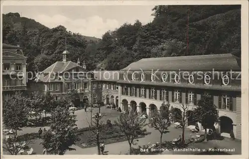 Bad Bertrich Wandelhalle Konzertsaal Kat. Bad Bertrich