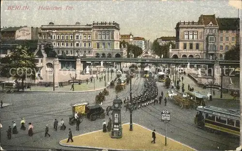 Berlin Hallesches Tor Strassenbahn Kat. Berlin